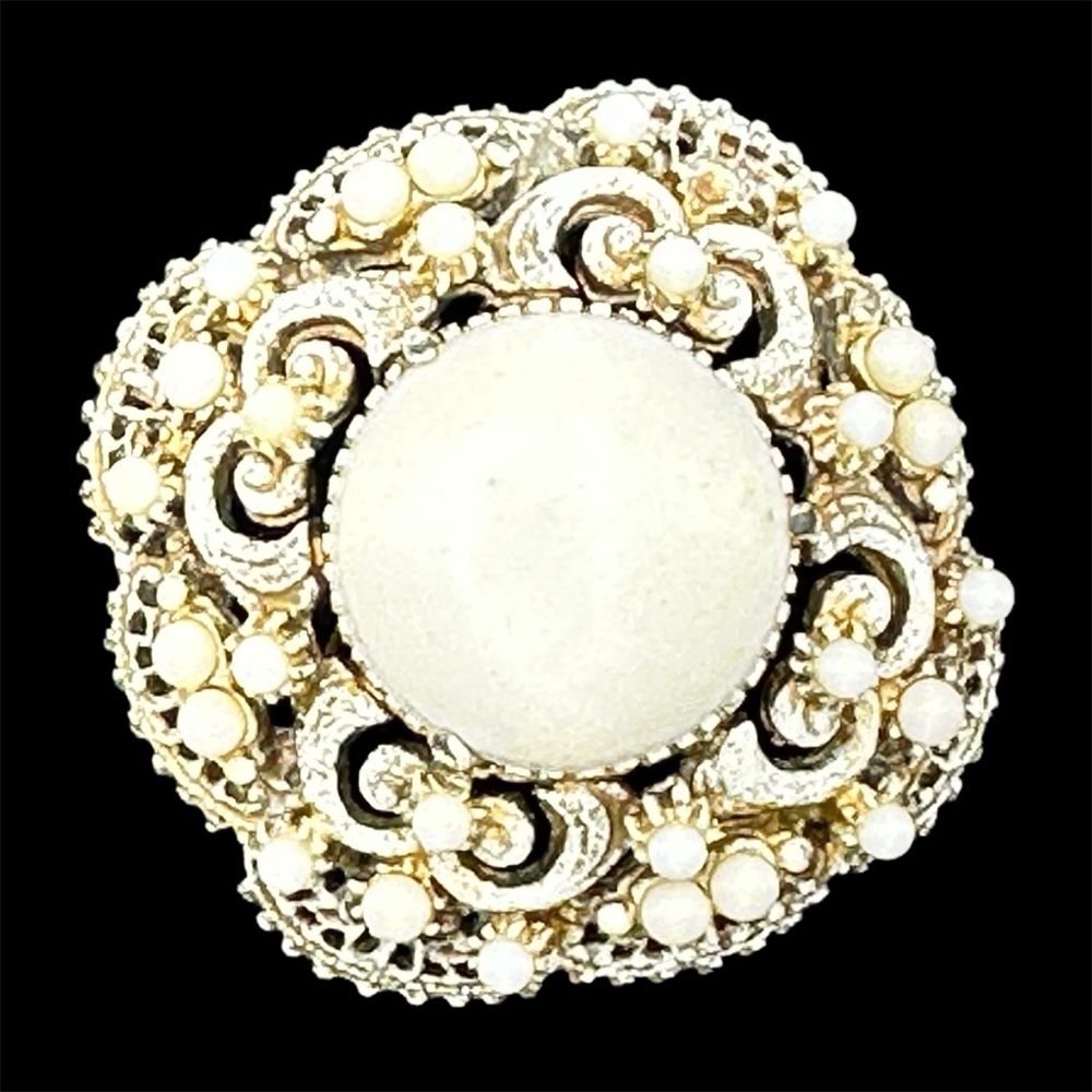 Florenza Signed Vintage Brooch Pin